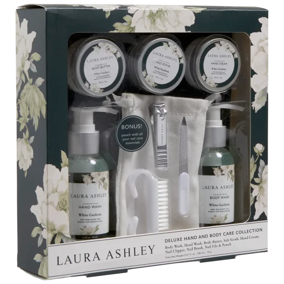 Laura Ashley Deluxe Hand and Body Care 9-Piece Collection