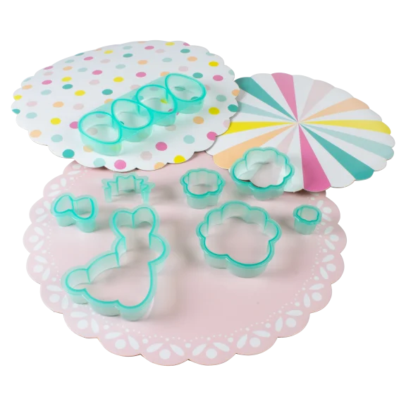 Spring Cookie Cutter Assortment & Serving Trays