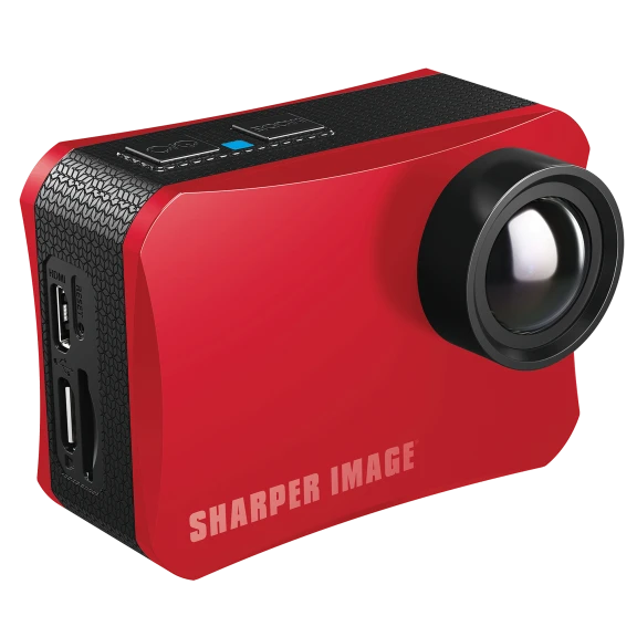 Sharper Image 4K Wireless Action Camera with Accessories (RED)