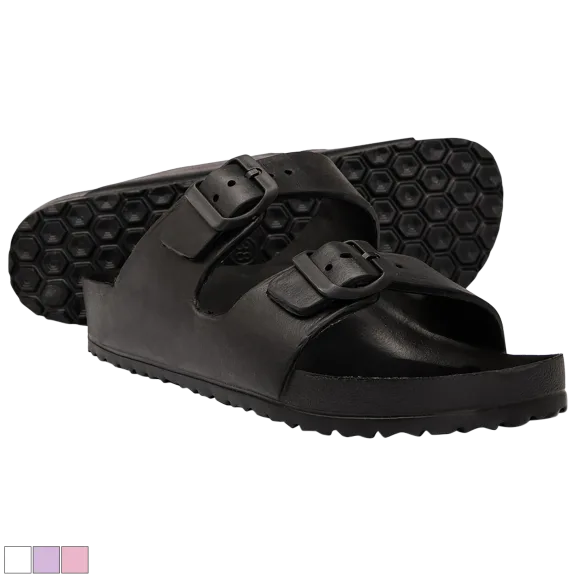 Brown Oak Women's Waterproof Slide Sandals