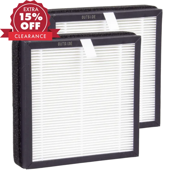 2-Pack: Cuisinart Hepa 13/Carbon Filter for Cap-250 Air Purifier