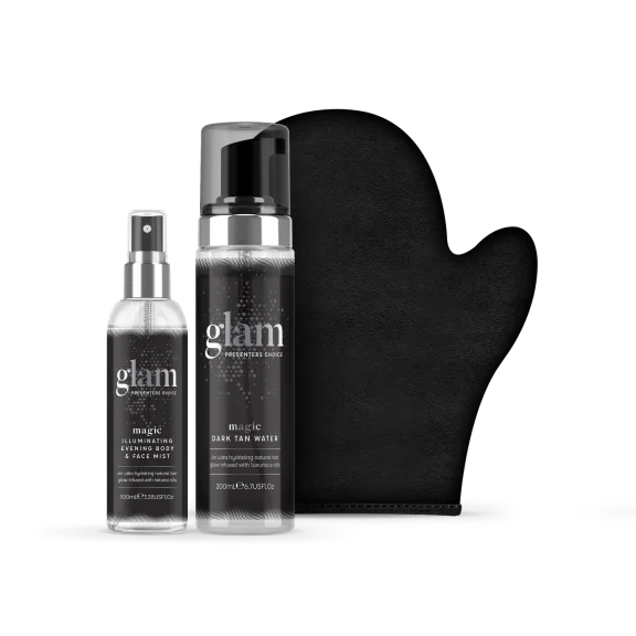Glam Presenter's Choice Magic Self Tanning Water Kit with Application Mitt
