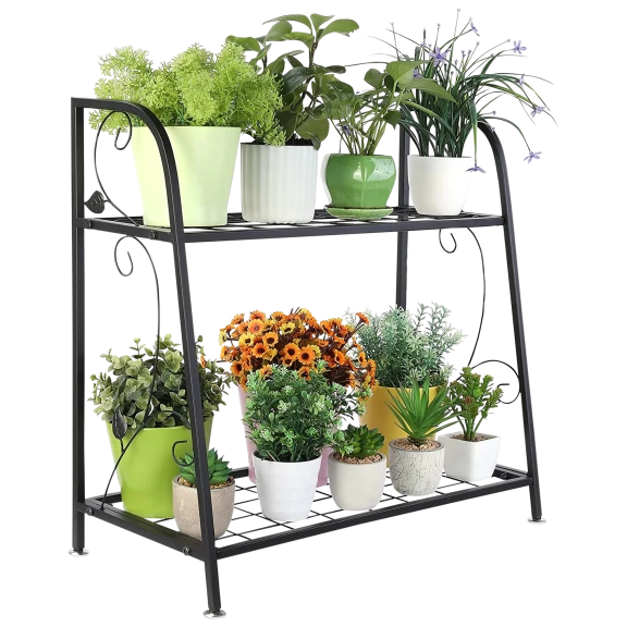 AOOU 2-Tier Plant Shelf