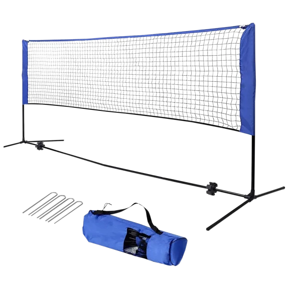 Portable 17' Badminton & Volleyball Net Set