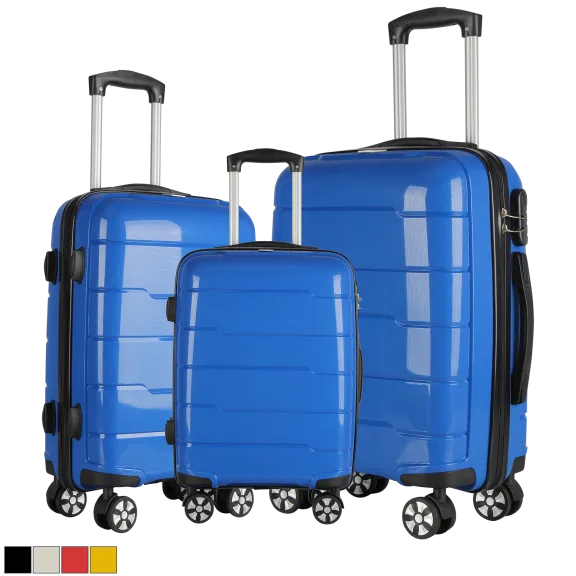 Lior 3-Piece Lightweight Spinner Luggage Set