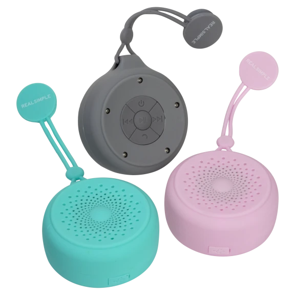 Real Simple IPX4 Splash Proof Bluetooth Shower Speaker