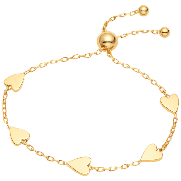 Donatello Gian Adjustable Heart Bracelet