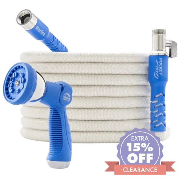 Pocket Hose 100' Expandable Hose with Hand Sprayer