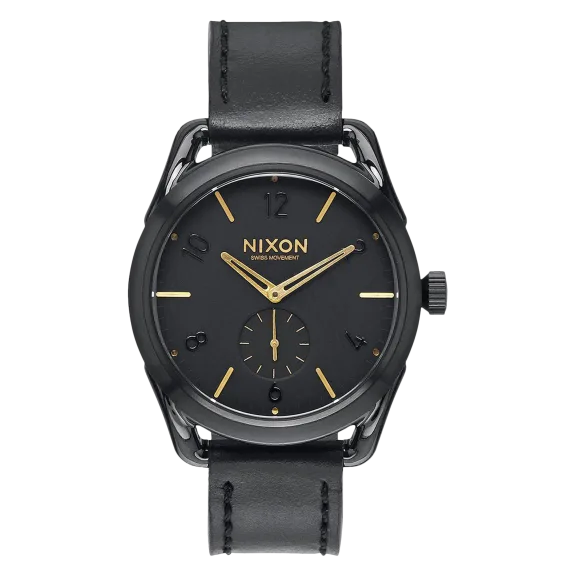 NIXON C39 39mm Leather Swiss Quartz Unisex Watch