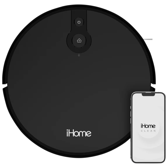 iHome AutoVac Eclipse Robotic Vacuum with Mapping Technology