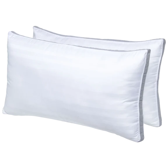 2-Pack: Sleep Restoration 1800 Series Cooling Gel Fiber Pillows