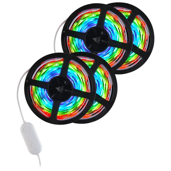 2-Pack: BlissLights BlissGlow 32' Bluetooth LED Strip Lights (64' Total)