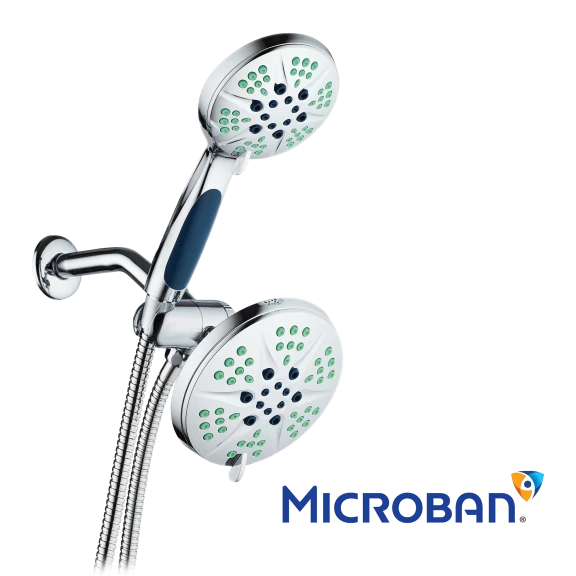 Hotel Spa NOTILUS Antimicrobial High-Pressure Dual Zone Luxury Rain Shower Head