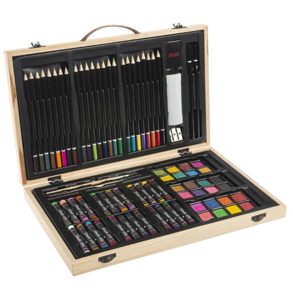 Art Alternatives Color Creativity 82pc Set with Storage Case