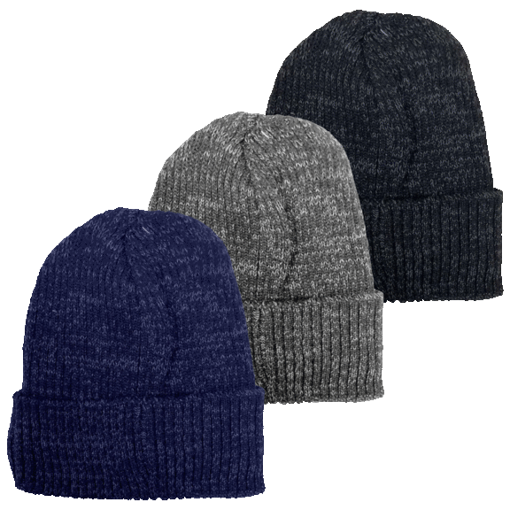 Heavyweight Ribbed Sherpa Fleece-Lined Beanie Multipacks