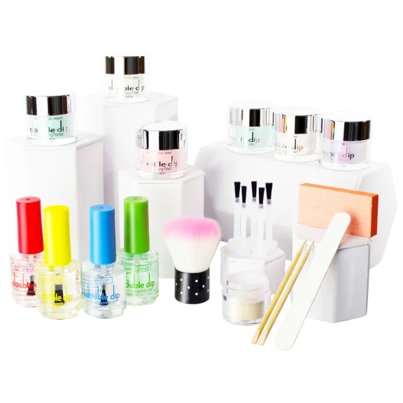 DoubleDip Spring Pastel Nail Dip Powder Starter Kit