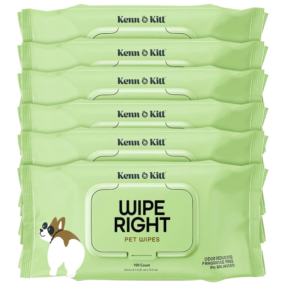 600-Pack: Kenn & Kitt Pet Wipes