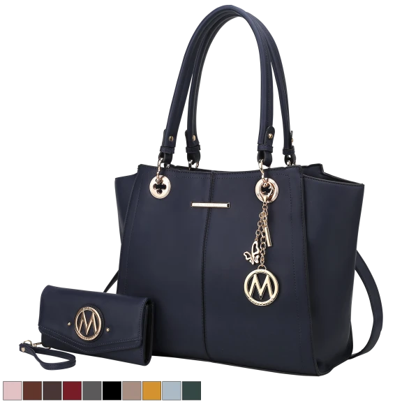 MKF Collection 2-Piece Women’s Ivy Tote Bag with Wallet