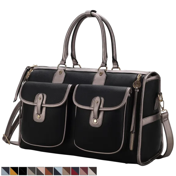 MKF Collection Women’s Genevieve Color Block Duffle Bag
