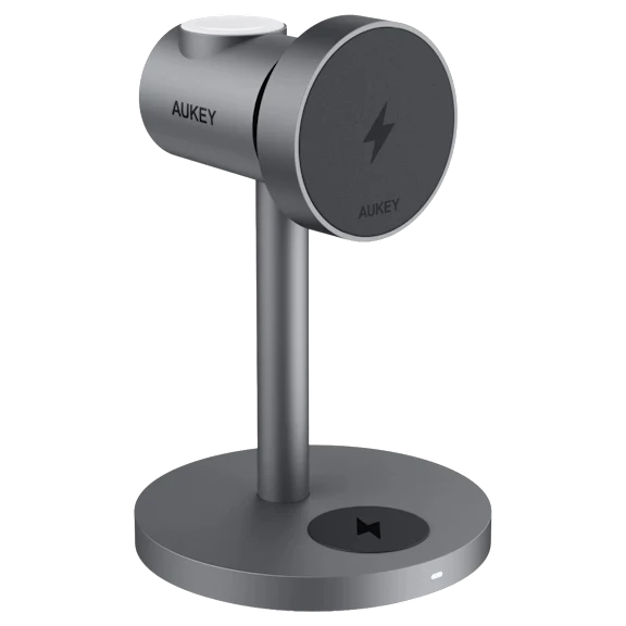 AUKEY MagFusion Qi2 3-in-1 Wireless Charging Station