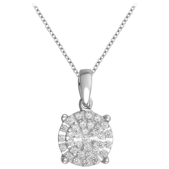 Diamond Muse 1/4 Carat TW Diamond Pendant Necklace