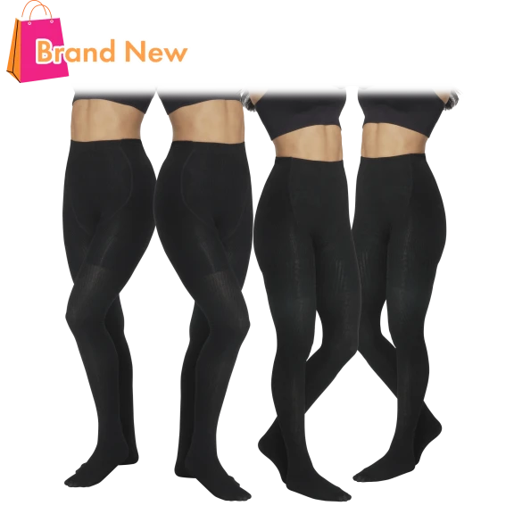4-Pack: Nicole Miller Sweater Opaque Tights