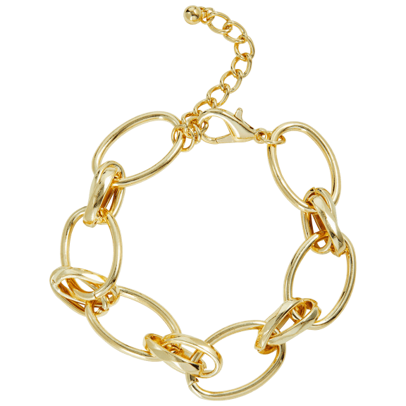 Savvy Cie 14K Gold Large Link Bracelet