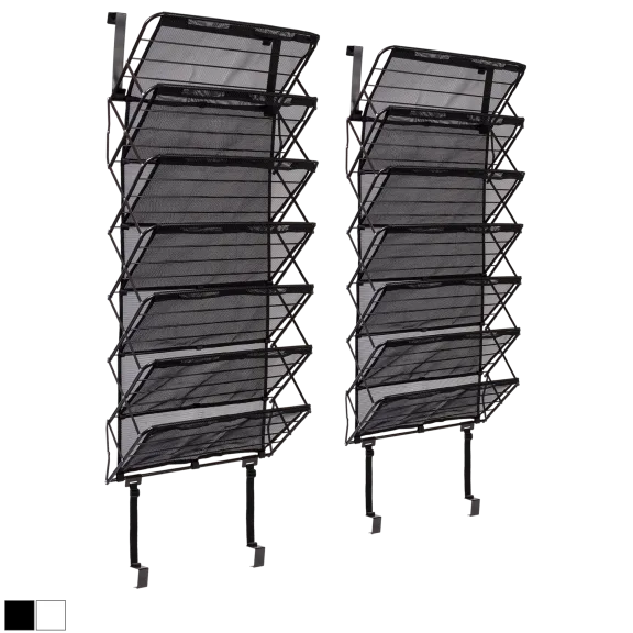 2-Pack: Over-The-Door Storage Racks