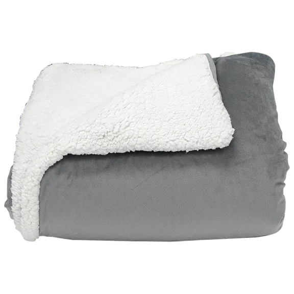 SensorPEDIC Serenity 15lb. Weighted Blanket with Sherpa and Plush Fabrics