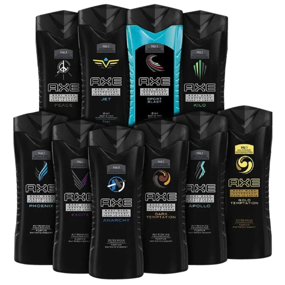 10-Pack: AXE Shower Gel / Body Wash 8.45 oz - Assorted Scents