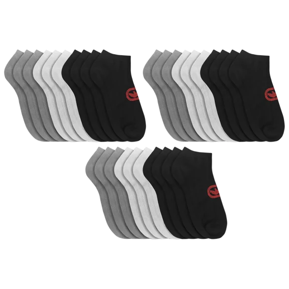30-Pairs: Ecko Men’s Quick Dry No Show Athletic Socks (Mens 6-12)