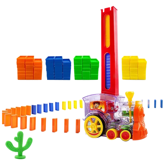 Hakol Domino Train and Blocks Set