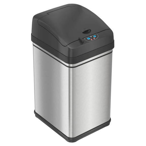 iTouchless Glide 8-Gallon Pet-Proof Sensor Trash Can w/ Wheels and Odor Control
