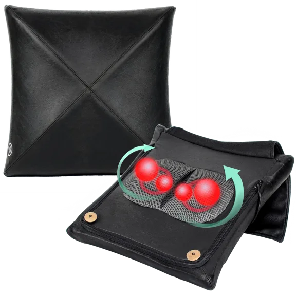 Zyllion ZMA-20 Luxury Shiatsu V-Spring Massage Pillow with Heat