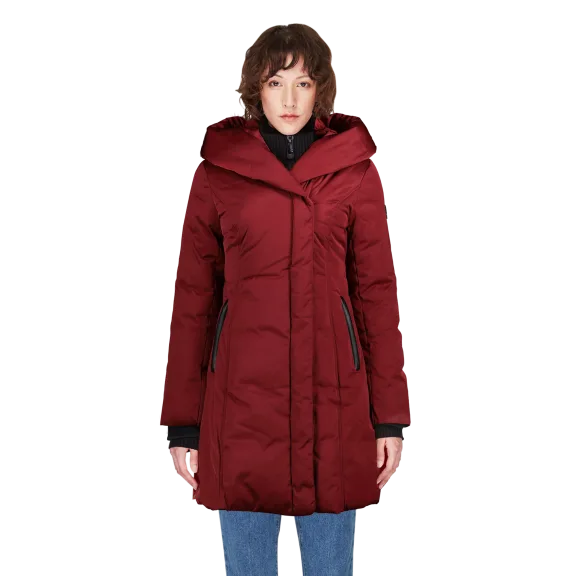 Noize Jemma Mid Length Jacket with Fixed Hood