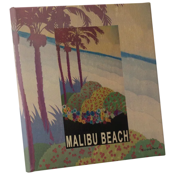 Fairchild Paris Vintage Malibu Beach Canvas - 30" x 30"