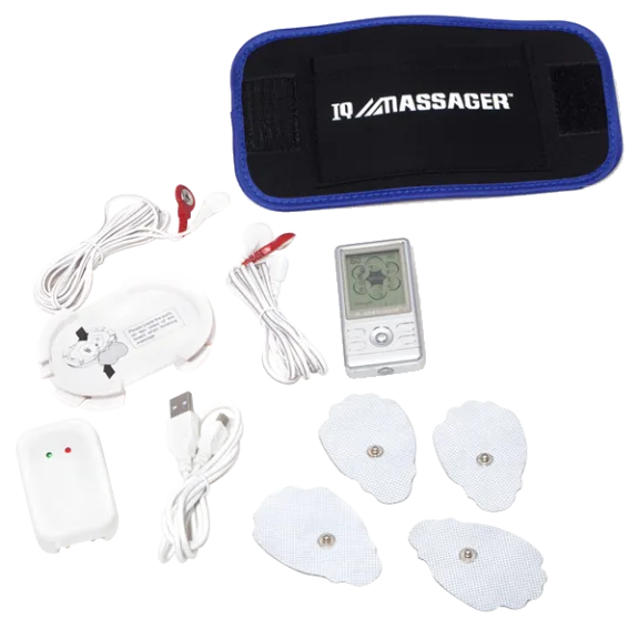 IQ Massager Mini II TENS Massage Therapy Unit with Ab/Back Belt