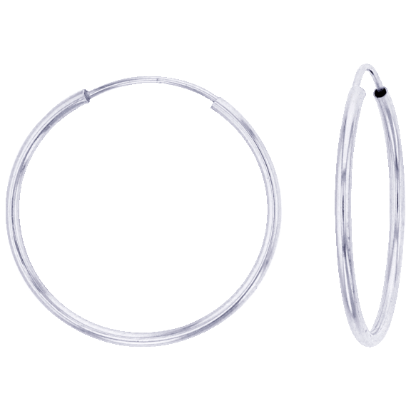 Decadence 14K 1X18MM (.40) Endless Hoop Earrings