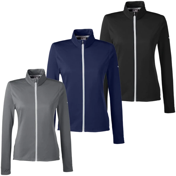 3-Pack: Puma Ladies Icon Full-Zip Lightweight Jackets