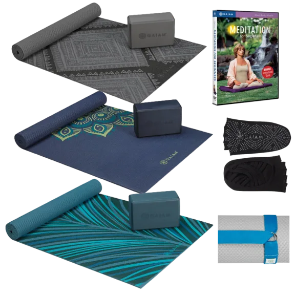 Gaiam Exclusive 5-Piece Yoga Set