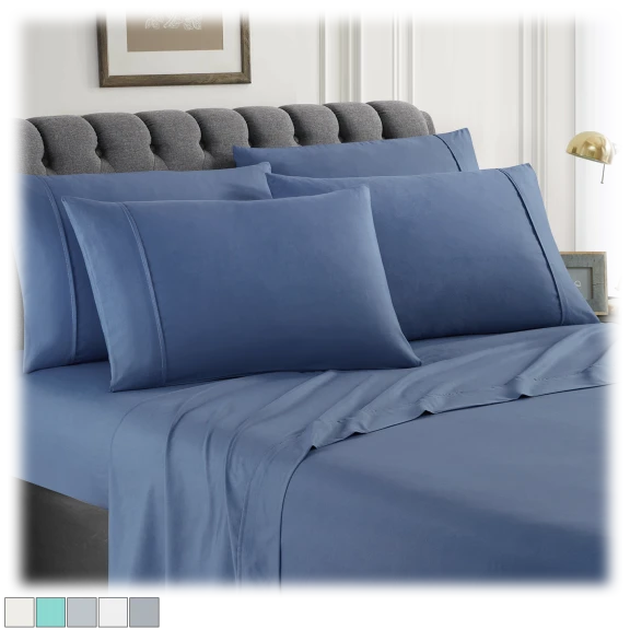 Spirit Linen 6-Piece Ultra Soft Sheet Set
