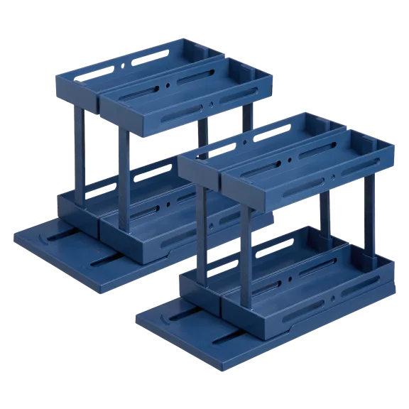 2-Pack: Storesmith Slide & Swivel Cabinet Organizer
