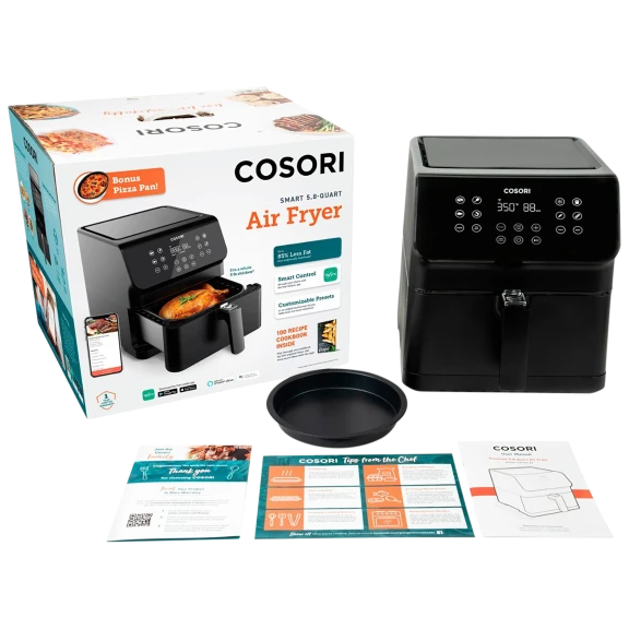 Cosori Pro II Smart 5.8-Quart Air Fryer with Pizza Pan