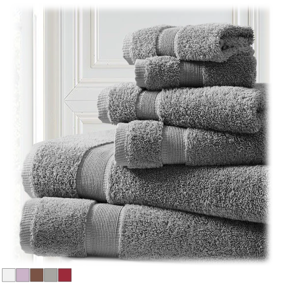 Spirit Linen Home 6-Piece Towel Sets