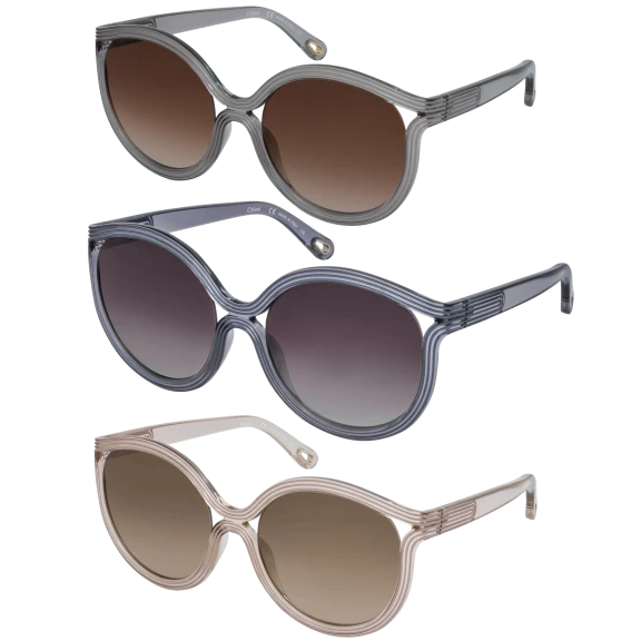 Chloe Women's Round Sunglasses