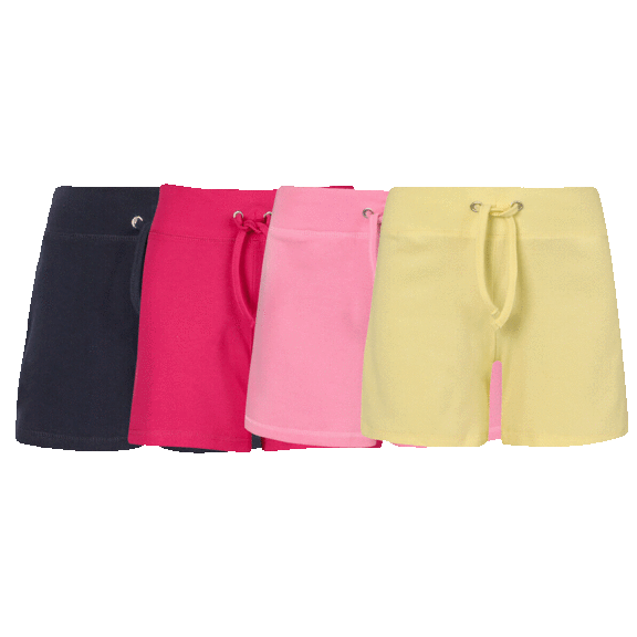 4-Pack: Women's Assorted French Terry Shorts
