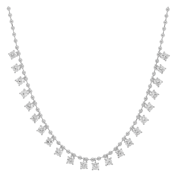Savvy Cie Sterling Silver Plated Bib Necklace