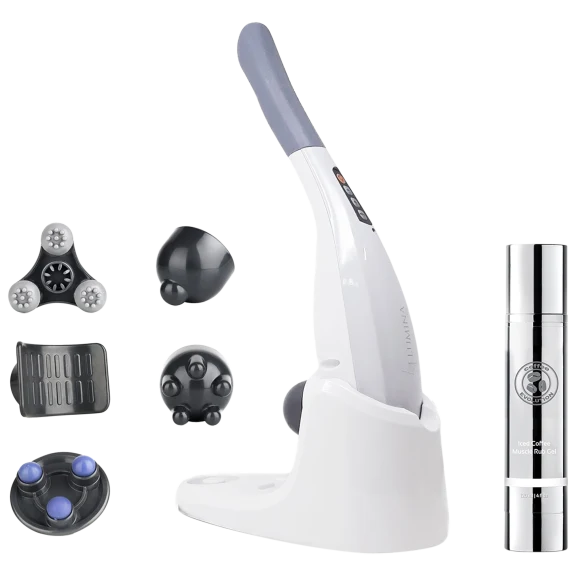 HammerNRG: Deep Tissue Body Massager with Muscle Rub Gel