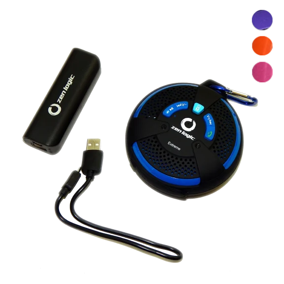 Zen Logic Extreme Speaker With Bonus Power Bank