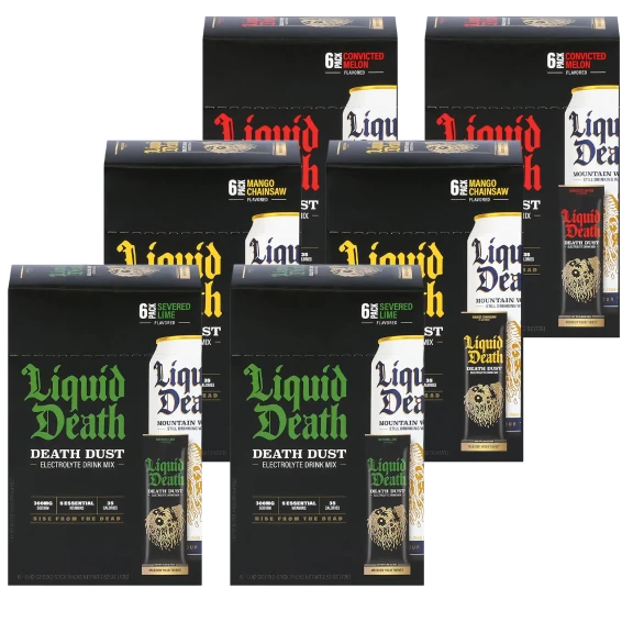 36-Pack: Liquid Death Electrolyte Death Dust Hydration Powder